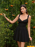 Plaid button cami dress - View 34 | WEUXS