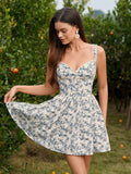 Gingham Print Fit and Flare Dress - View 28 | WEUXS