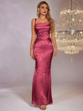 Floral Jacquard Maxi Dress - View 29 | WEUXS
