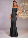 Floral Jacquard Maxi Dress - View 22 | WEUXS