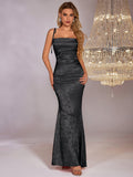 Floral Jacquard Maxi Dress - View 21 | WEUXS