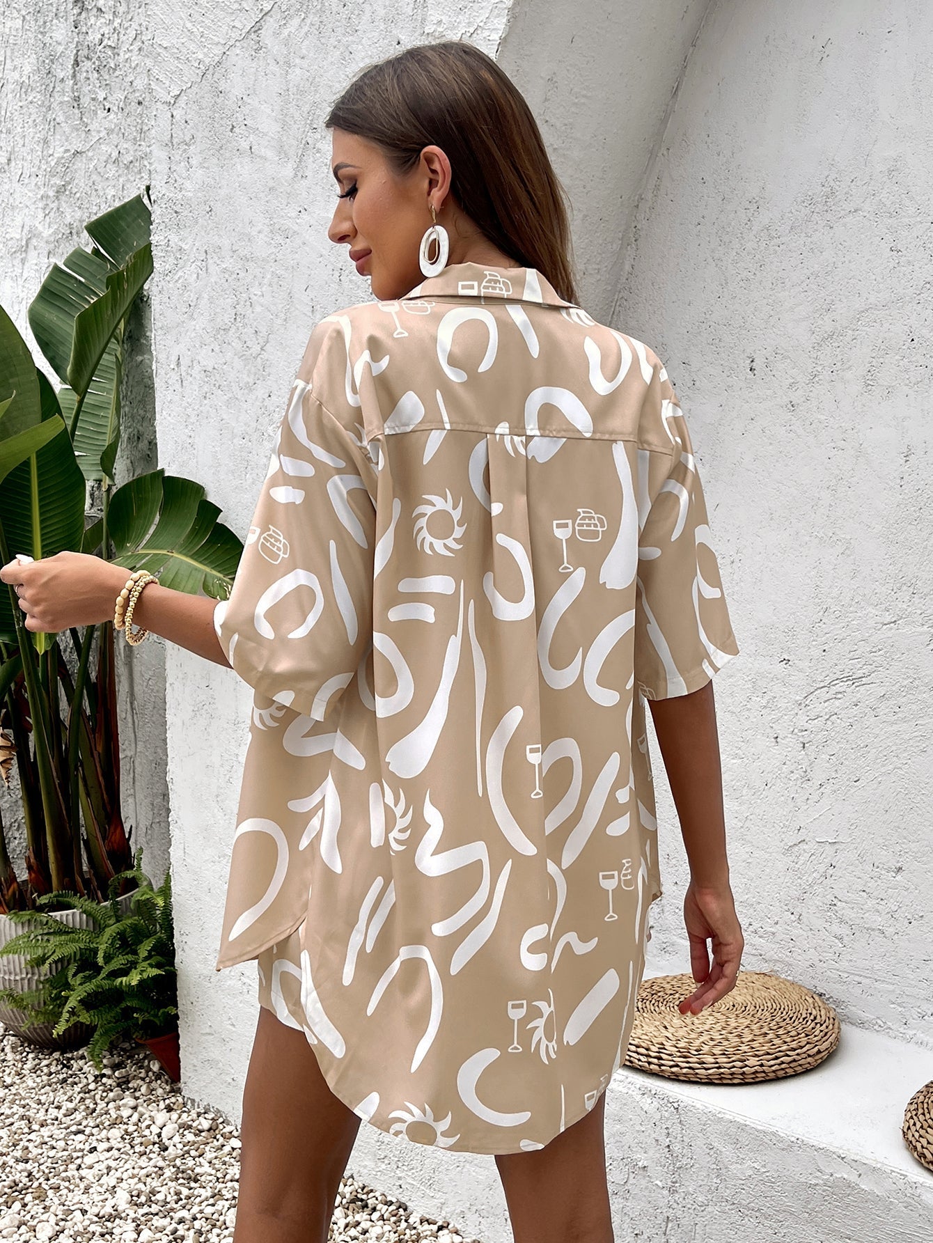 Floral print shirt and shorts set - View 14 | WEUXS