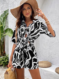 Floral print shirt and shorts set - View 10 | WEUXS
