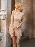 Floral Print Maxi Dress - View 6 | WEUXS