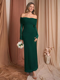 Off Shoulder Maxi Dress - View 36 | WEUXS