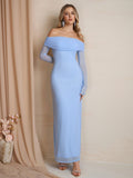 Off Shoulder Maxi Dress - View 23 | WEUXS