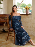 Off Shoulder Maxi Dress - View 52 | WEUXS