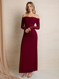 Off Shoulder Maxi Dress - View 27 | WEUXS