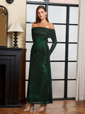 Off Shoulder Maxi Dress - View 57 | WEUXS