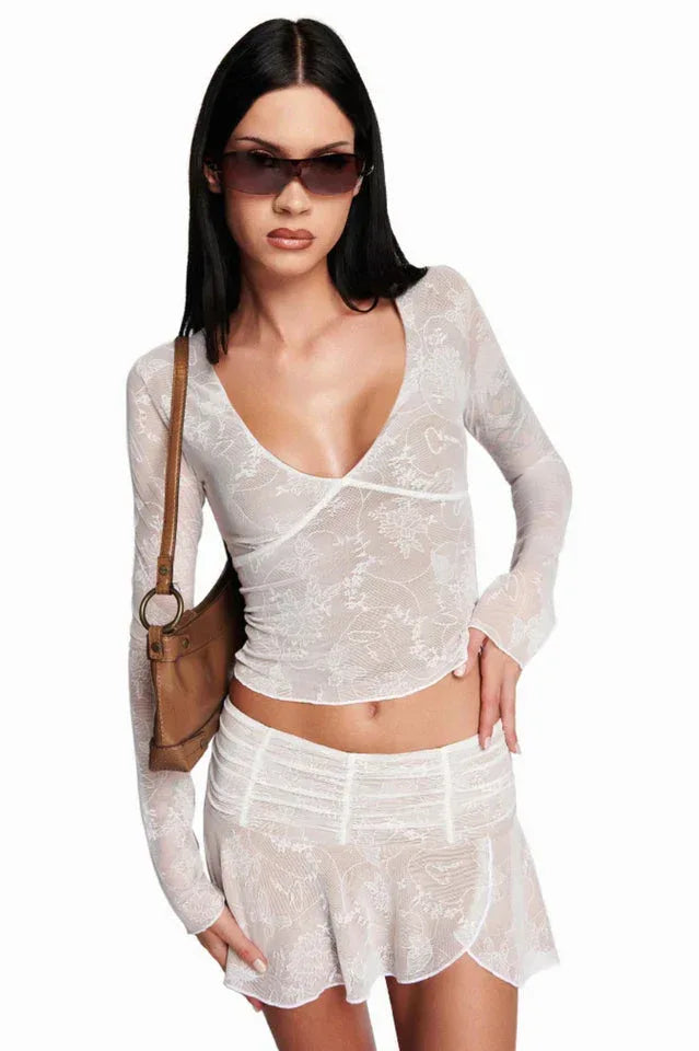 Yvette Top + Skirt Set - WEUXS