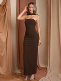 Halter neck long evening dress - View 27 | WEUXS