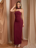 Halter neck long evening dress - View 21 | WEUXS