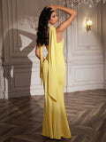 Mermaid Maxi Dress with Strapless Neckline - View 6 | WEUXS