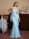 Mermaid Maxi Dress with Strapless Neckline - View 30 | WEUXS