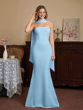 Mermaid Maxi Dress with Strapless Neckline - View 29 | WEUXS