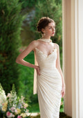 Midi dress with rosette detail - View 6 | WEUXS