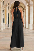 Pleated High Neck Jumpsuit | Dress In Beauty