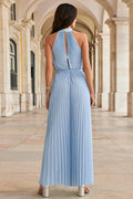Pleated High Neck Jumpsuit | Dress In Beauty
