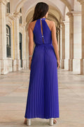 Pleated High Neck Jumpsuit | Dress In Beauty