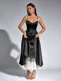 Lace Trim Maxi Dress - View 6 | WEUXS