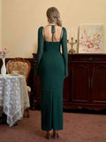 Sparkly Halter Neck Maxi Dress - View 26 | WEUXS