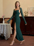 Sparkly Halter Neck Maxi Dress - View 27 | WEUXS