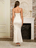 Maxi Satin Cami Dress - View 8 | WEUXS