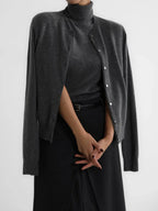 Knit vest and cardigan set - View 18 | WEUXS