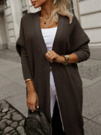 Longline Batwing Sleeve Cardigan - View 6 | WEUXS