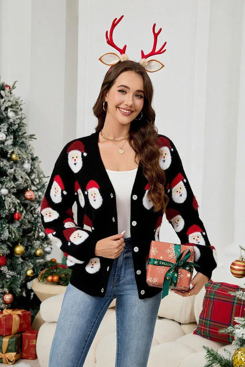Santa Claus knit cardigan - View 9 | WEUXS