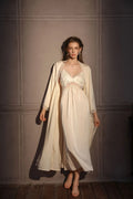 French Lace Satin Nightgown - View 16 | WEUXS
