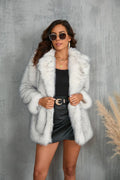 Aspen Luxe Gradient Faux Fur Coat - WEUXS