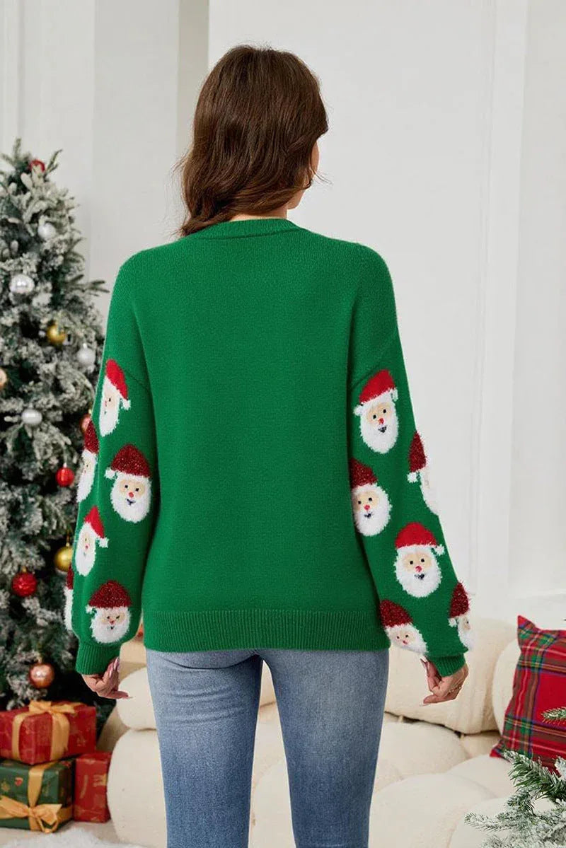 Santa Claus knit cardigan - View 17 | WEUXS