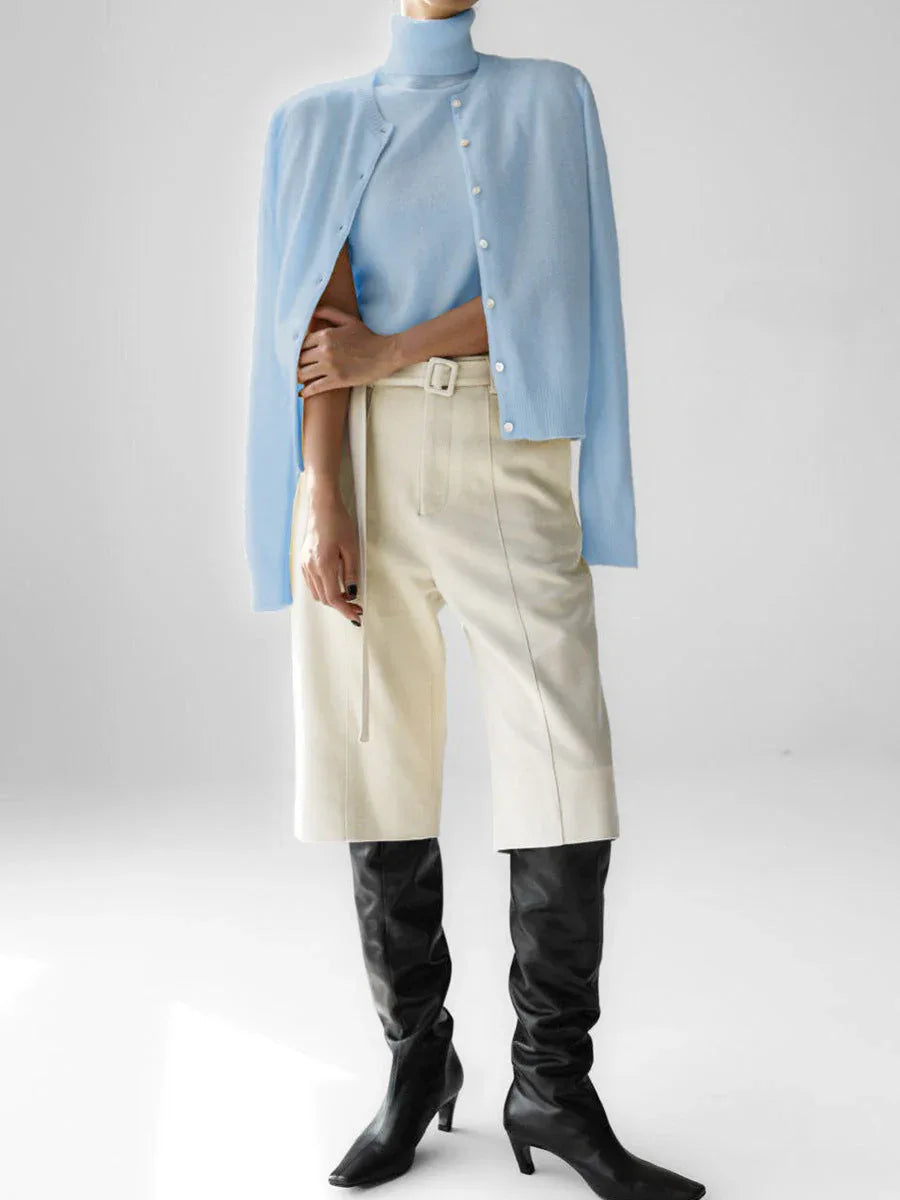 Knit vest and cardigan set - View 28 | WEUXS