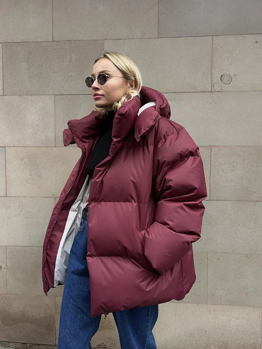 Aspen Cloud Oversized Puffer Jacket - View 11 | WEUXS