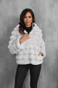 Raven Luxe Hooded Faux Fur Jacket - WEUXS
