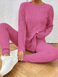 Ribbed knit lounge set - View 12 | WEUXS