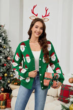 Santa Claus Knit Cardigan - View 14 | WEUXS