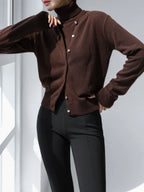 Knit vest and cardigan set - View 10 | WEUXS