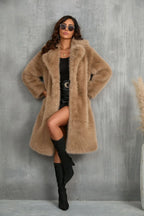Plush Faux Fur Coat - View 6 | WEUXS