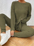 Ribbed knit lounge set - View 10 | WEUXS