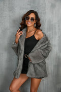 Aspen Luxe Gradient Faux Fur Coat - WEUXS