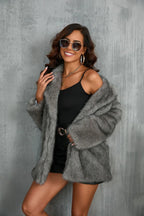 Aspen Luxe Gradient Faux Fur Coat - View 13 | WEUXS