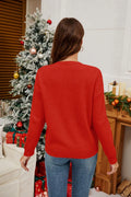 Sequined Candy Cane Sweater - View 6 | WEUXS
