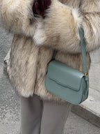 Faux Fur Jacket with Tip Dye Effect - View 7 | WEUXS