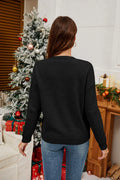 Sequined Candy Cane Sweater - View 9 | WEUXS
