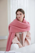 Oversized brushed scarf - View 8 | WEUXS