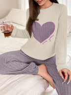 Heart graphic lounge set - View 20 | WEUXS