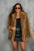 Aspen Luxe Gradient Faux Fur Coat - WEUXS