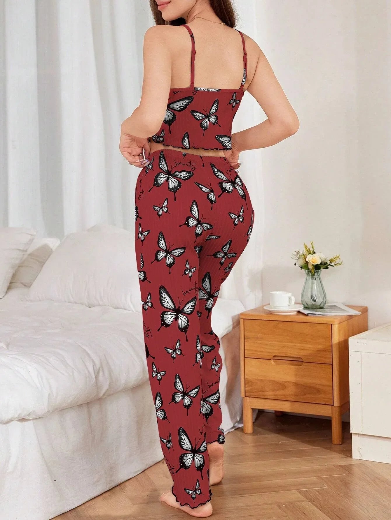 Butterfly print pajama set - View 12 | WEUXS